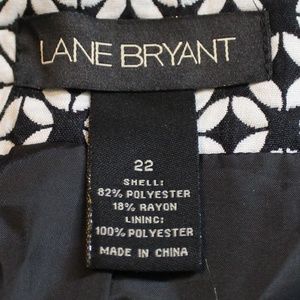 Lane Bryant Jackets & Coats - Lane Bryant Black & White Geometric Waist Coat Lane Bryant Jackets & Coats - Lane Bryant Black & White Geometric Waist Coat